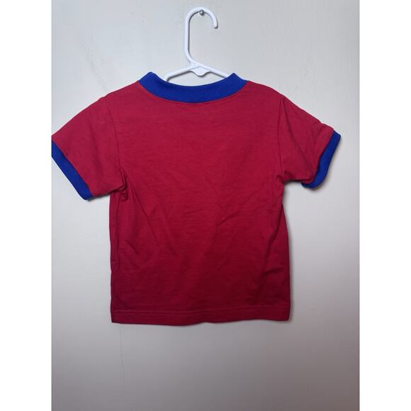 Claire & Charlie French Knot ABC Back To School Top Red Size 4T - Picture 4 of 4